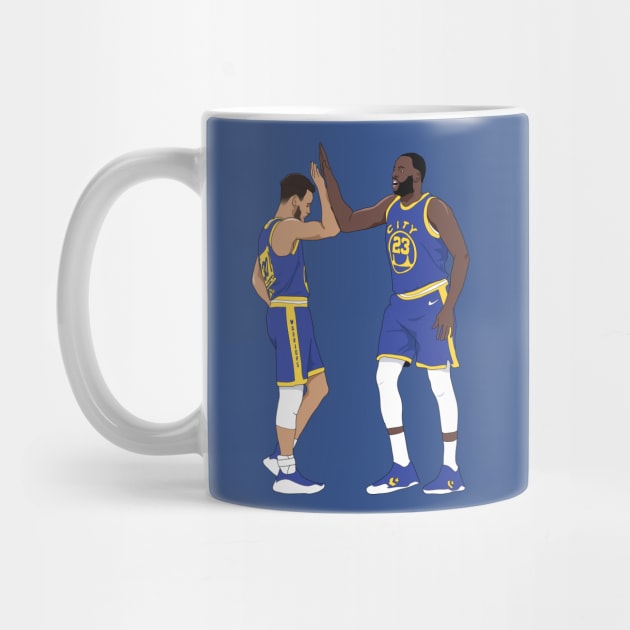 Steph Curry and Draymond Green by xavierjfong